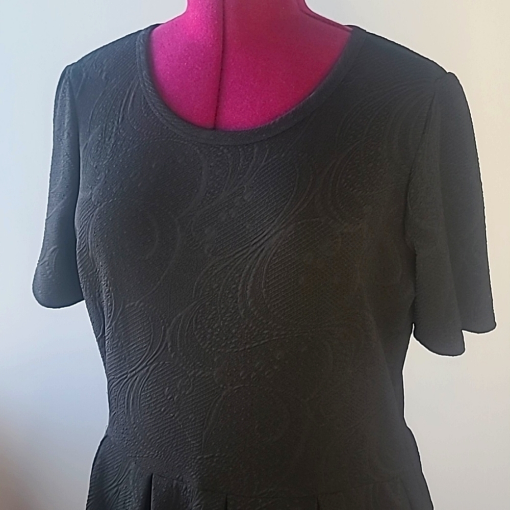 Solid Black LLR Amelia Dress